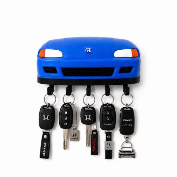 Porta chaves de parede 3D Honda Civic da linha Basic da SuperGarage 3D