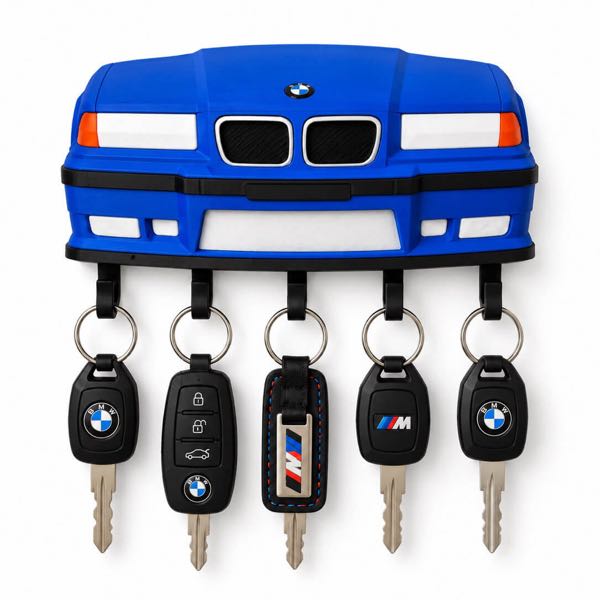 Porta chaves de parede 3D BMW E36 da linha Premium da SuperGarage 3D
