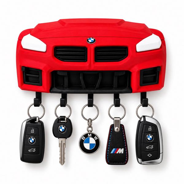 Porta chaves de parede 3D BMW M2 G87 da linha Premium da SuperGarage 3D