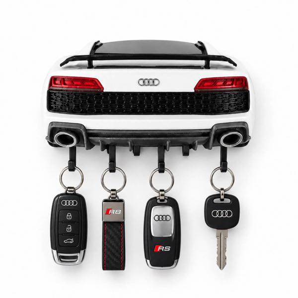 Porta chaves de parede 3D Audi R8 Traseira da linha Ultra da SuperGarage 3D