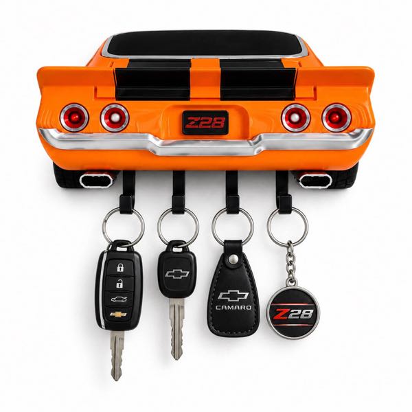 Porta chaves de parede 3D Chevrolet Camaro Z28 da linha Ultra da SuperGarage 3D