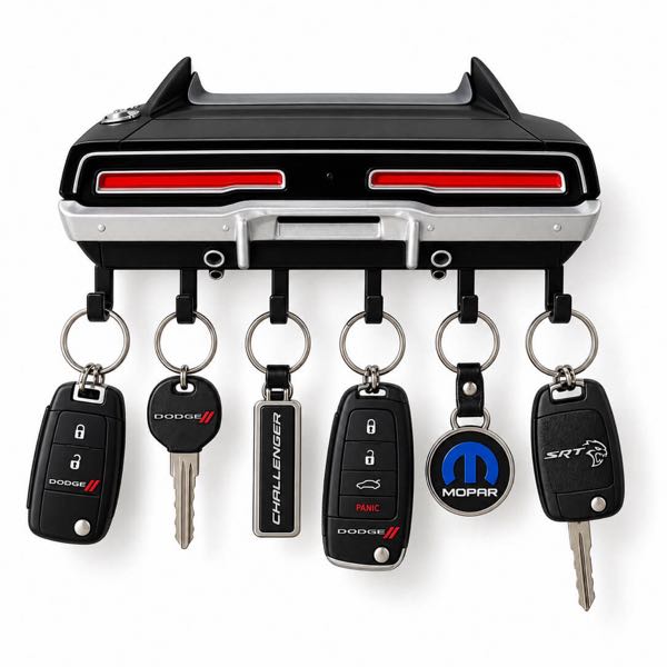Porta chaves de parede 3D Dodge Charger RT da linha Ultra da SuperGarage 3D