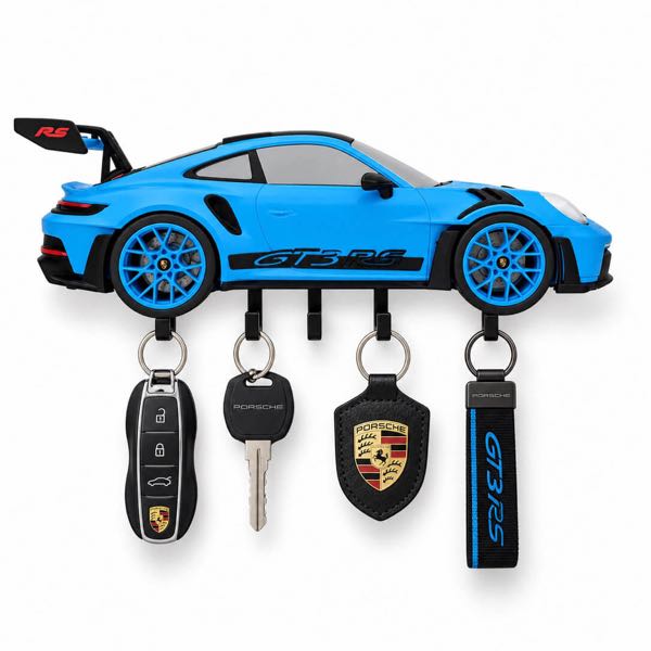 Porta chaves de parede 3D Porsche GT3 RS Lateral da linha Ultra da SuperGarage 3D